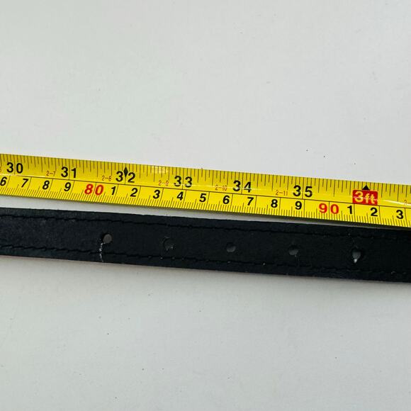 Vintage Western Boho Brown Silver Belt 1X  Fits 32-36 - Picture 7 of 7